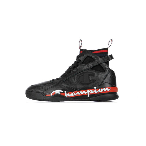 CHAMPION Scarpa Alta Uomo Zone 93 High Leather Black da uomo