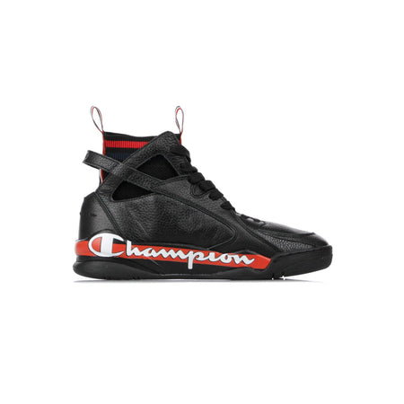 CHAMPION Scarpa Alta Uomo Zone 93 High Leather Black da uomo