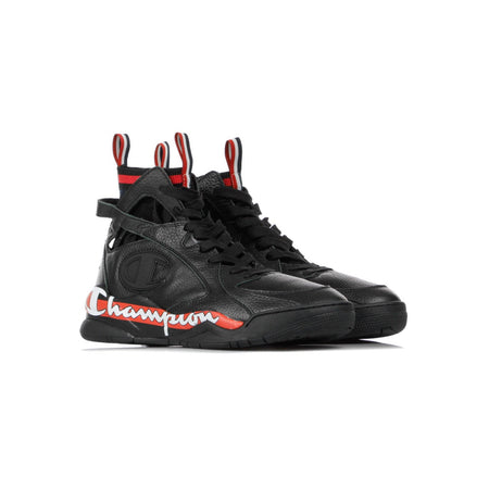 CHAMPION Scarpa Alta Uomo Zone 93 High Leather Black da uomo