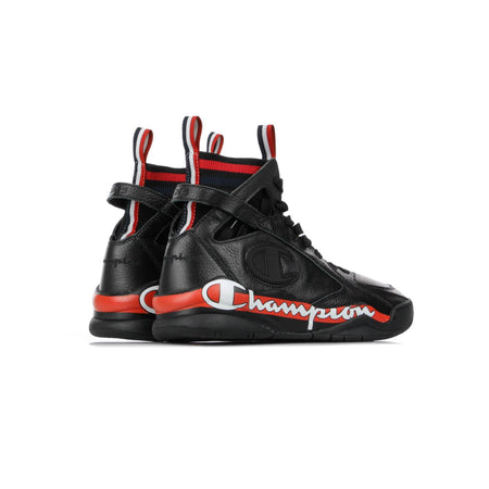 CHAMPION Scarpa Alta Uomo Zone 93 High Leather Black da uomo