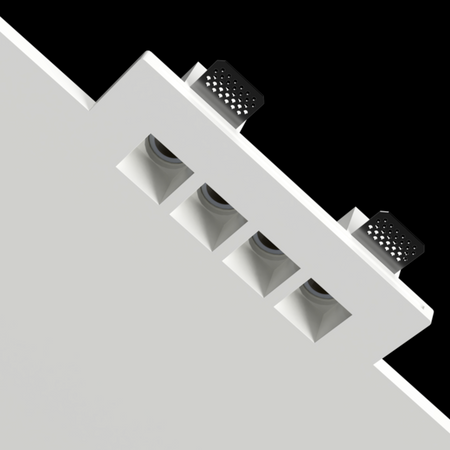 Faretto incasso Lampadari Bartalini ORETALIRDAUQ GU10 LED gesso verniciabile