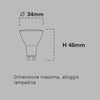 Faretto incasso Lampadari Bartalini ORETALIRDAUQ GU10 LED gesso verniciabile