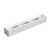 Applique gesso Lampadari Bartalini INOZNAM 529 E14 LED verniciabile biemissione