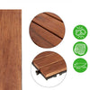 Kit 6 Mattonelle Incastro per Terrazzo Pavimenti 30x30cm Legno Acacia Antiscivolo