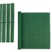 Rotolo Cannuccia Recinzione Frangivista in PVC Verde H 100 x 300 cm