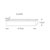 Applique gesso Lampadari Bartalini INOZNAM 529 E14 LED verniciabile biemissione