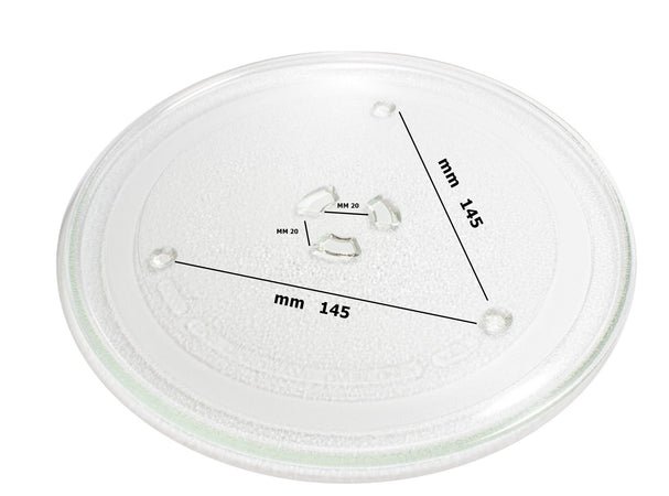 PIATTO MICROONDE Ø255/ 257 mm SAMSUNG DE74-00027A RILIEVO CENTRALE 6 PERNI