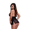 Babydoll Baci Nero Pizzo