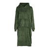 Felpa Poncho con cappuccio realizzata in morbido pile per l'inverno