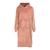 Felpa Poncho con cappuccio realizzata in morbido pile per l'inverno