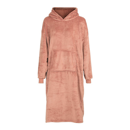 Felpa "Poncho" con cappuccio realizzata in morbido pile per l'inverno