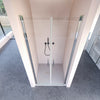 Porta doccia con due ante saloon in cristallo trasparente H195 6mm DOBLA