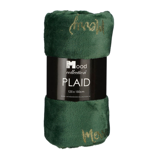 Coperta plaid in pile con scritta Merry Christmas per il natale