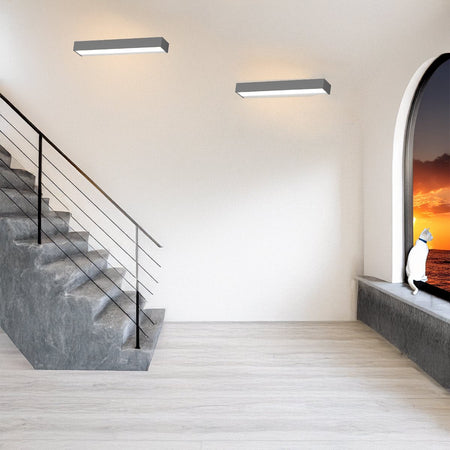 Applique moderno Top Light BIOS 1213 55 LED SWITCH 2640LM alluminio illuminazione modulo integrato