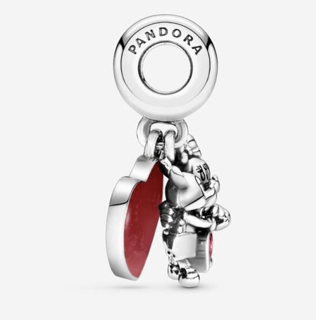 Pandora Disney, Charm pendente Amore con Mickey Mouse e Minnie