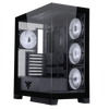 Case SHOWBUI 45B - Gaming Tower- ATX- 4x12cm ARGB fan- 2xUSB3- Type-C- Side & Front Panel Temp Glass