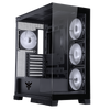 Case SHOWBUI 45B - Gaming Tower- ATX- 4x12cm ARGB fan- 2xUSB3- Type-C- Side & Front Panel Temp Glass