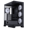 Case SHOWBUI 45B - Gaming Tower- ATX- 4x12cm ARGB fan- 2xUSB3- Type-C- Side & Front Panel Temp Glass