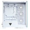 Case SHOWBUI 45W - Gaming Tower- ATX- 4x12cm ARGB fan- 2xUSB3- Type-C- Side & Front Panel Temp Glass- White Edition