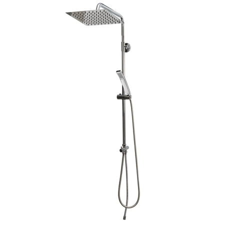 Colonna doccia con doccino e soffione doccia quadrato 20