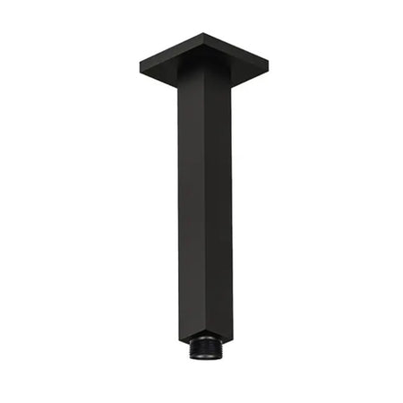 Braccio doccia a soffitto nero da 20cm
