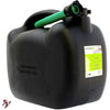 Ecocar - Tanica per Carburante - in Plastica HDPE - con Travasatore - per Benzina e Diesel - con Tappo di Sicurezza
