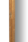 Biscottini Specchio Specchiera da parete e appendere verticale/orizzontale L35xPR4xH82 cm finitura foglia oro anticato