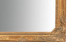 Biscottini Specchio Specchiera da parete e appendere verticale/orizzontale L35xPR4xH82 cm finitura foglia oro anticato