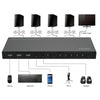 Microconnect MC-HDMIKVM0401-4K switch per keyboard-video-mouse [kvm] Nero (4K@60Hz HDMI KVM switch, 4x1 - 4:4:4 - Warranty: 300M)