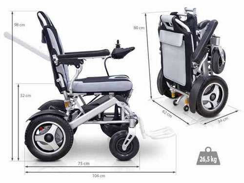 Carrozzina elettrica pieghevole EASY ULTRALIGHT