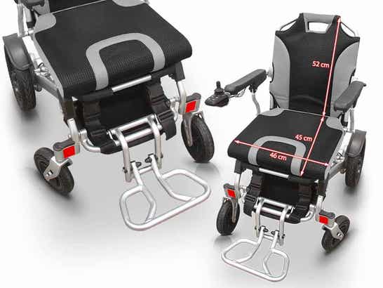 Carrozzina elettrica pieghevole EASY PLUS ULTRALIGHT