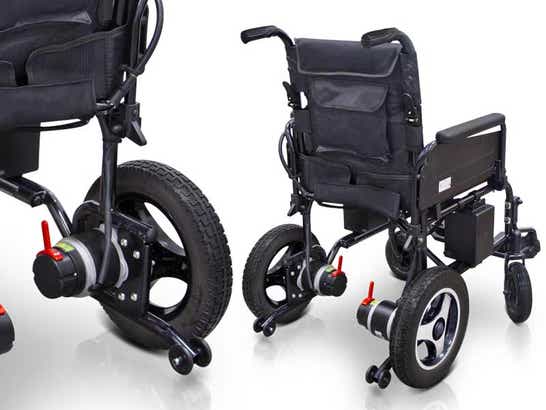 Carrozzina elettrica pieghevole EASY con telaio in acciaio