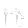 Lampada picchetto Lampadari Bartalini AZIBI GU10 LED alluminio vetro