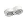 Plafoniera gesso Lampadari Bartalini SGGE 2 GX53 LED IP54 verniciabile moderno