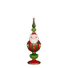 Statuetta Babbo natale color rosso h46cm per decorazioni natalizie