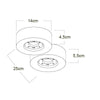 Plafoniera gesso Lampadari Bartalini SGGE 2 GX53 LED IP54 verniciabile moderno
