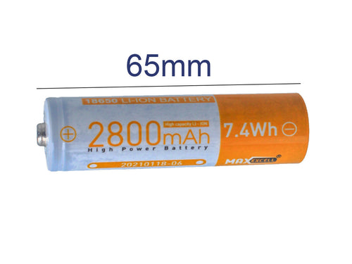 Pila Batteria 18650 Ricaricabile 2800mAh 3,7V Litio