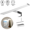 Faretto Led per Specchio da Bagno Alluminio 30cm Luce LED 6W 6500K 480lm Bianco Freddo