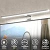 Faretto Led per Specchio da Bagno Alluminio 40cm Luce LED 8W 6500K 640lm Bianco Freddo