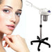 Vaporizzatore Facciale Digitale con Funzione Ozono e Sauna 5 ruote, pulizia viso