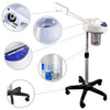 Vaporizzatore Facciale Digitale con Funzione Ozono e Sauna 5 ruote, pulizia viso