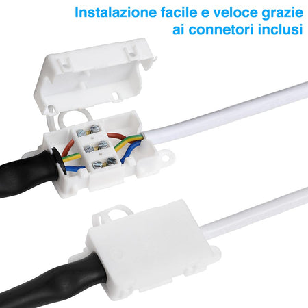 Faretto Led per Specchio da Bagno Alluminio 30cm Luce LED 6W 6500K 480lm Bianco Freddo