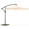 Ombrellone da Giardino Palo laterale 3Mt Ecrù Palo Alluminio e Manovella
