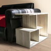 Mobiletto Tavolino Multiuso Design Moderno 5Ripiani 60x30H50cm Salvaspazio Beige