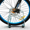 Rastrelliera Parcheggio Bici 4 Posti in Acciaio 33x27x100 cm Silver