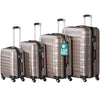 Set 4 Valigie Rigide Ruote Easy roll, Bagaglio mano e viaggio, Trolley Resistente