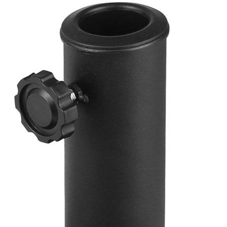 Base per Ombrellone da Giardino Semitondo Palo 38/48mm 9.2Kg Cemento e Abs