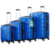 Set 4 Valigie Rigide Ruote Easy roll, Bagaglio mano e viaggio, Trolley Resistente