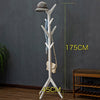 Piantana Appendiabiti in legno Naturale 8 Ganci 58x58 H175cm Verniciato Bianco