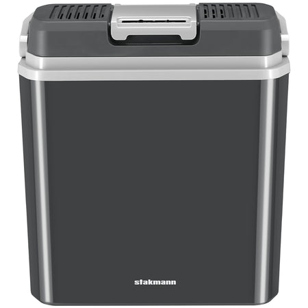 Frigorifero Elettrico Portatile 24LT Caldo Freddo 12v 230v Auto Camper Casa Grigio